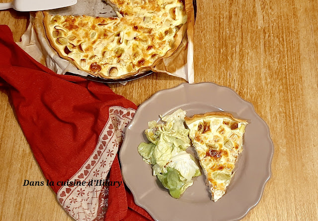 Quiche aux poireaux et saumon fumé - Dans la cuisine d'Hilary