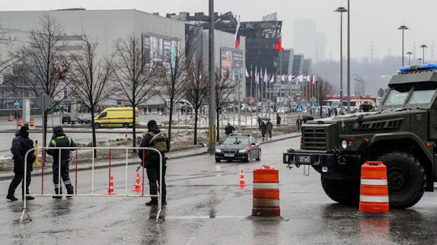 115 muertos y un centenar de heridos en atentado terrorista en Moscú