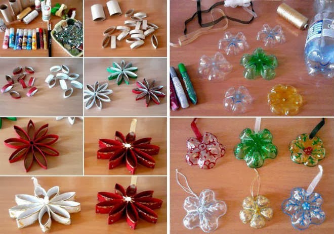 Recycled Plastic Christmas Decorations Ideas