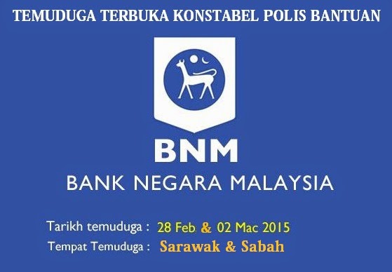 Kerja kosong Bank Negara Malaysia