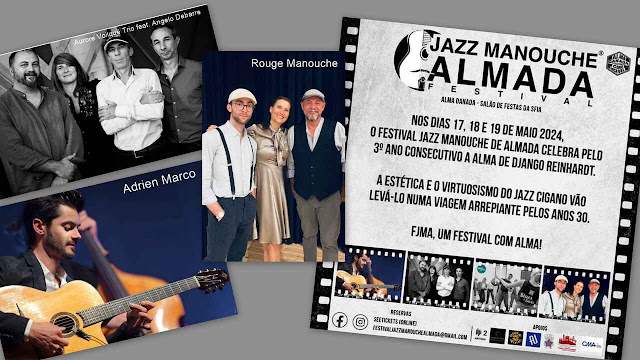 Jazz Manouche Almada 2024 > 17, 18 e 19 de maio