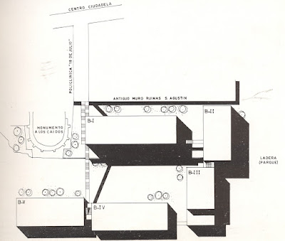 Plano de situación viviendas taray segovia aracil arquitectura contemporánea segovia 