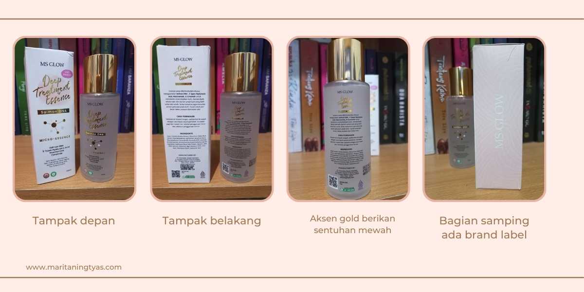 packaging MS GLOW Deep Treatment Essence with Salmon DNA