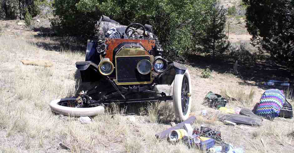 Απίστευτο θανατηφόρο τροχαίο με Model T του 1915