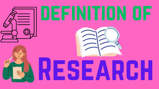 Definition of Research by Different Authors