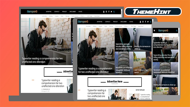 Gampang Premium Blogger Template Free Download by ThemeHint