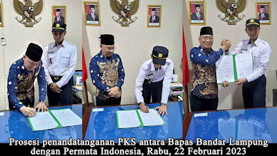 Teken PKS, Bapas Bandar Lampung dan Permata Siap Kelola Griya Abhipraya