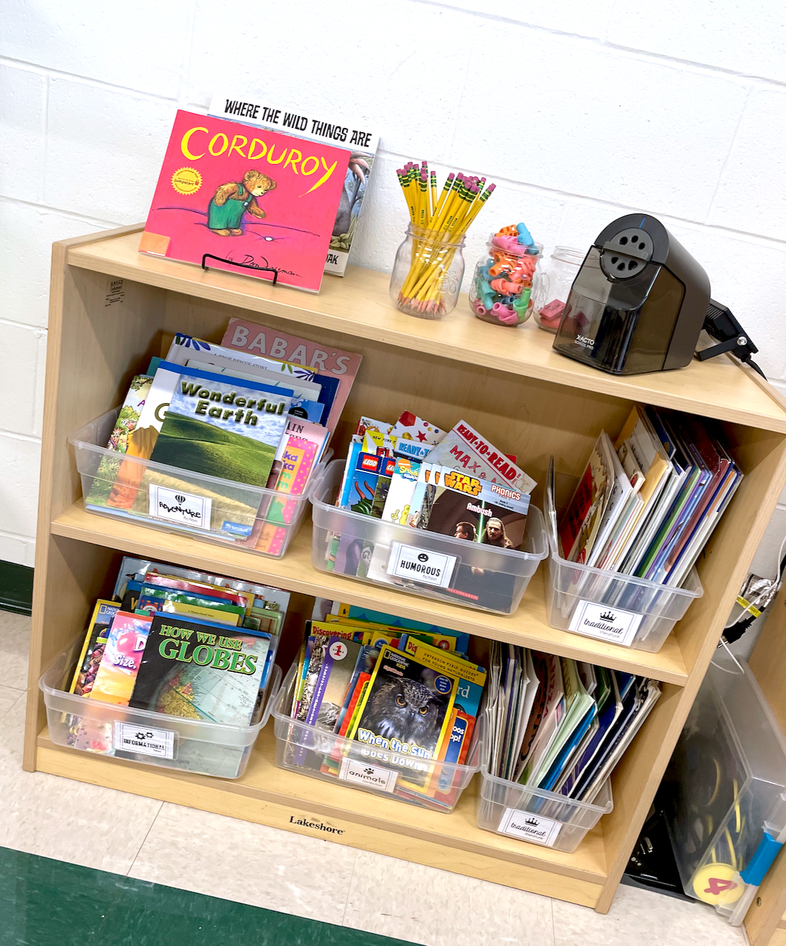 first grade classroom library organization