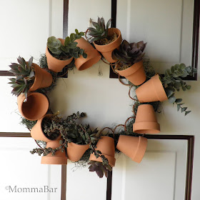 DIY Flower Pot Wreath | Featured on Tried & Twisted