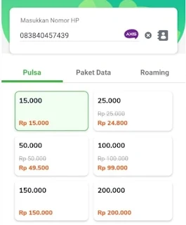 Isi Pulsa Online Tokopedia