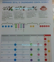 Logo Calendario Conta Sconti Coop di gennaio + omaggi