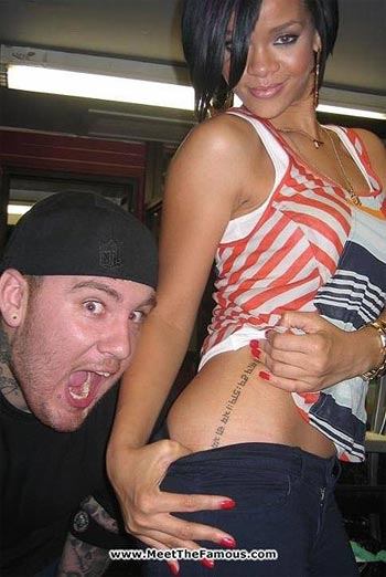 rihannas tattoo. Rihanna Tattoos Pics and