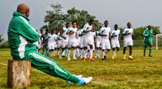 Stephen Keshi training Super Eagles