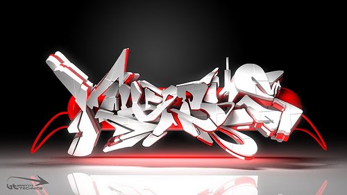 cool lettering alphabet. 3D Graffiti Alphabet Letters