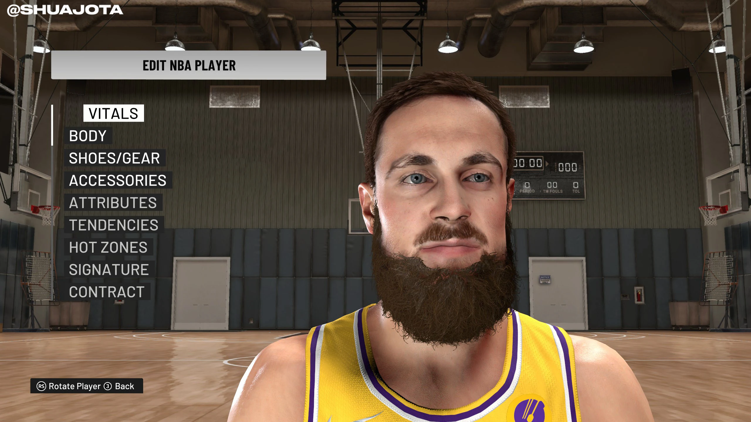 NBA 2K22 Jay Huff Cyberface Shuajota