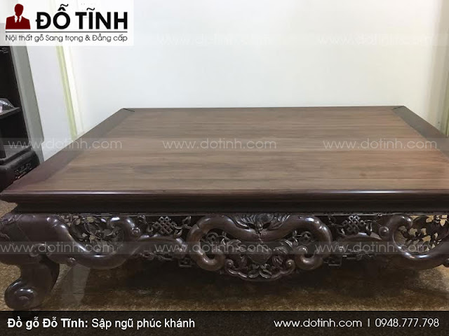 Sập gụ tủ chè mang đậm phong cách sống lối xưa