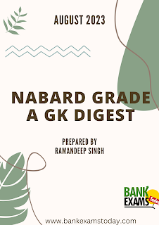 NABARD Grade A GK Digest : August 2023