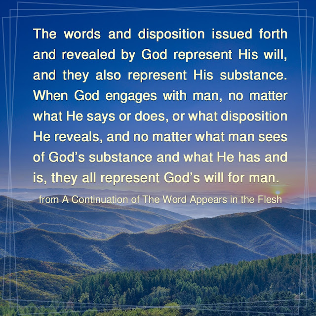 Expression of Almighty God,God's disposition,Christ,truth,life