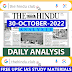 30 October 2022 The Hindu Analysis PDF for UPSC Civil Services Exam