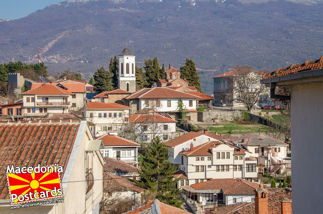 View toward Holy Mary Perybleptos church 