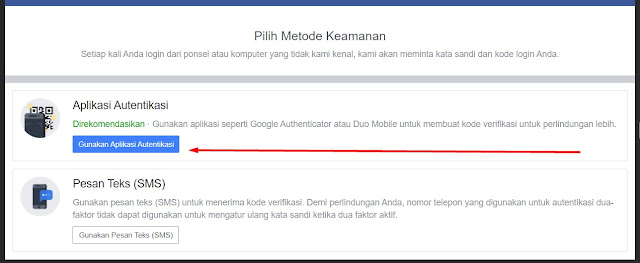 metode keamanan akun fb