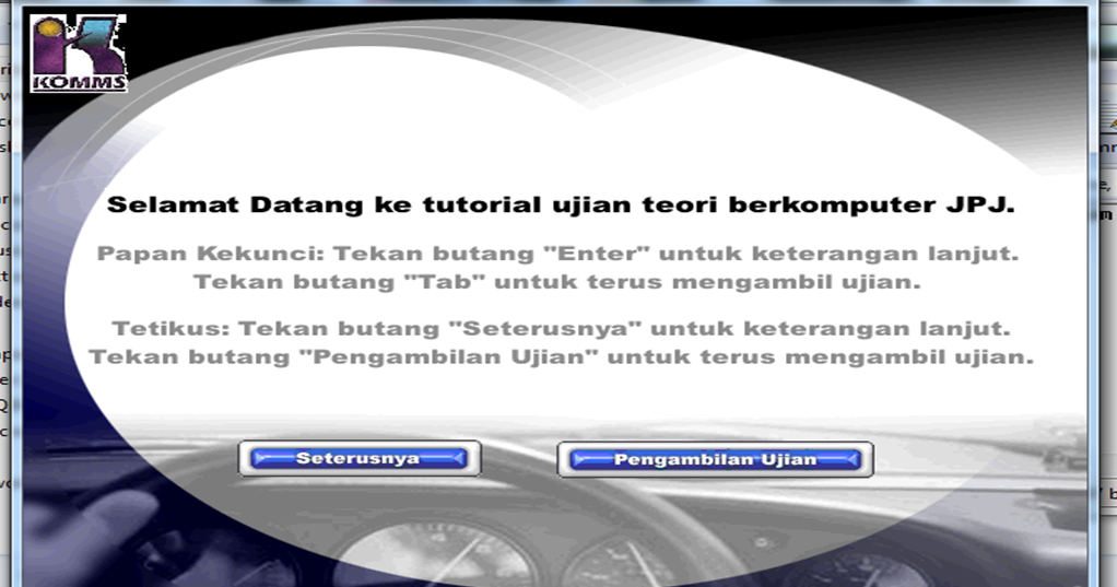 Download Aplikasi Ujian Teori Berkomputer JPJ (KPP TEST Download Aplikasi Ujian Teori Berkomputer JPJ (KPP TEST