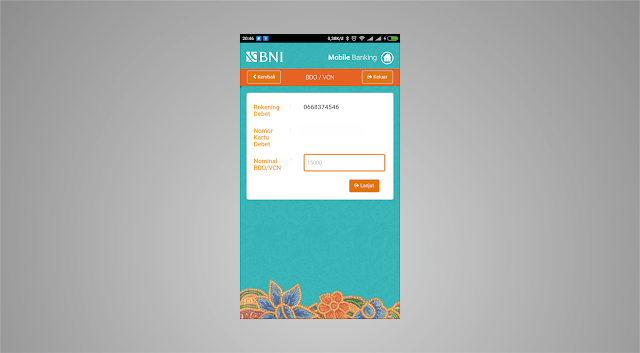 Cara Membuat VCN BNI Melalui Aplikasi BNI Mobile - Riswna.net