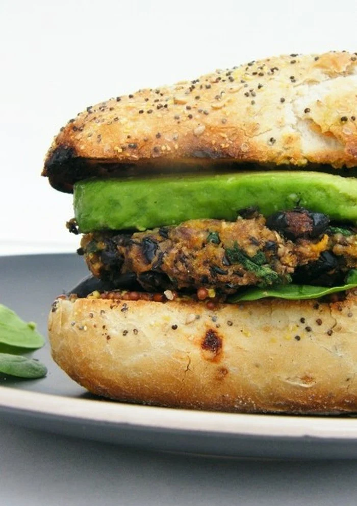 Cajun Black Bean and Sweet Potato Burgers