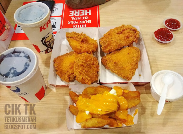 lepak makan kfc