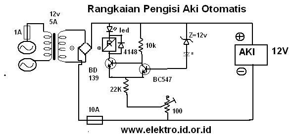 Rangkaian Pengisi Aki Otomatis