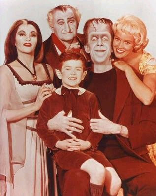 Black White in COLOR 4 The Munsters