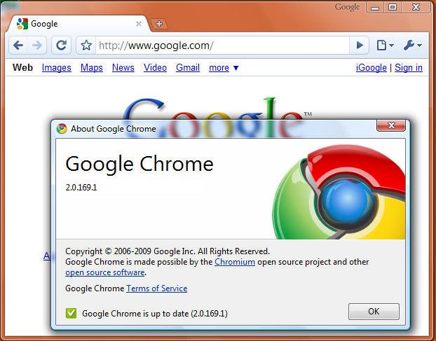 Google Chrome 2.0 Beta