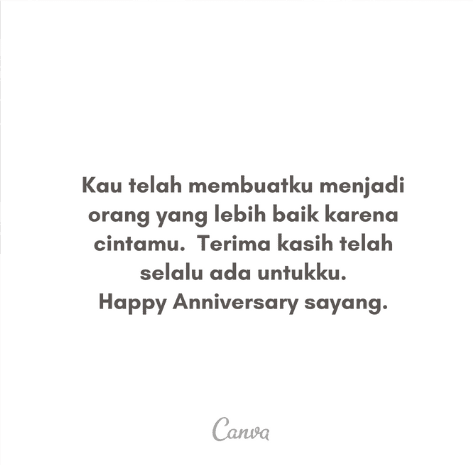 Kata Kata Romantis anniversary pernikahan