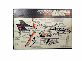 G.I. JOE Sky Striker Hasbro 1983 Back Box