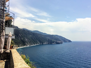 La costa di Manarola dalla terrazza Santa Maria