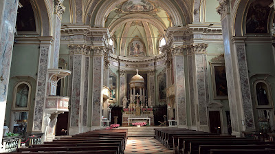 Interior of Sant'Alessandro della Croce.