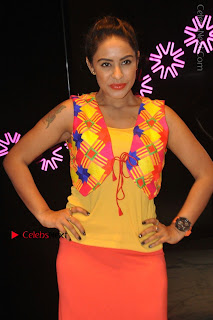 Telugu Actress Model Sri Reddy Latest Stills in Yellow Dress  0015.JPG