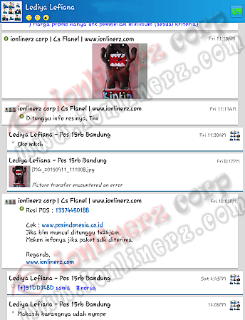 Testimoni Jam Dinding Flanel Kartun Boneka