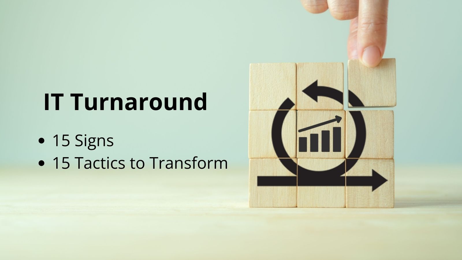 IT Turnaround: 15 Signs, 15 Tactics to Transform