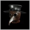 Infused Leather Plague Doctor Hat