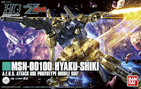 Carátula de la caja del MSN-00100 Hyaku Shiki (Revive Ver.)