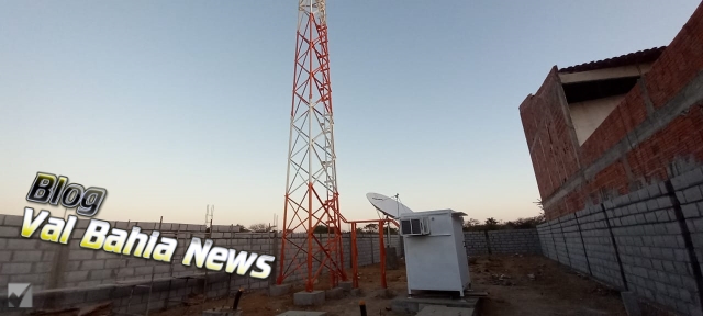 Novo Parque do sinal de tv da cidade de Várzea da Roça está quase pronto