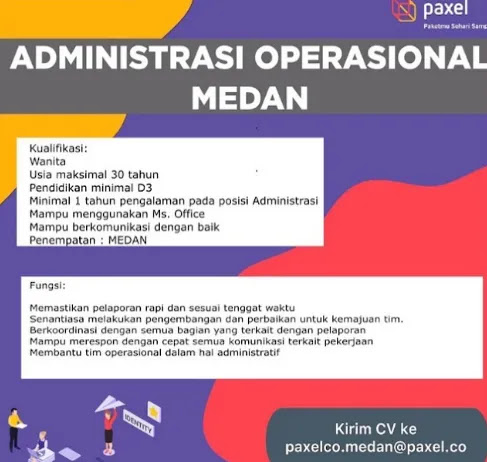 Lowongan Kerja Administrasi di Paxel