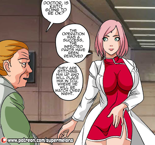 Sakura Haruno Naruto  Sexy doctor tits sensual