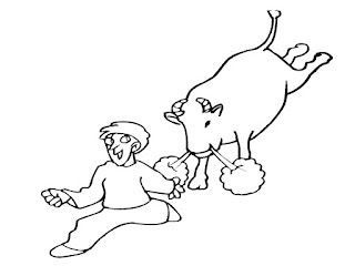 Bull Coloring Pages Printable Realistic
