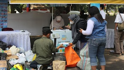 Dua Ton Sampah Berubah Jadi Diskon Belanja di Bandung Great 2023