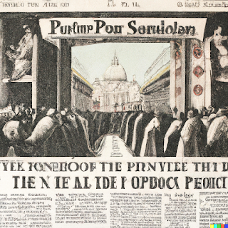 A fake newspaper that shows what the headlines might have looked when the Second Vatican Council convened.