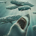 Megalodon Shark Blue Sea HD Wall Wallpapers