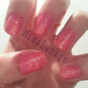 sinful-colors-pink-glitter-manicure