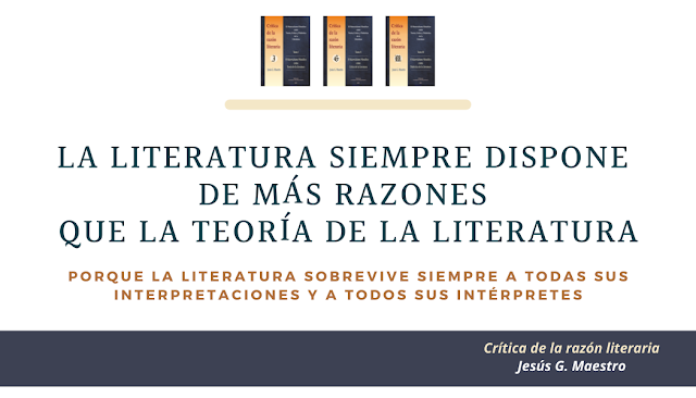 Crítica de la razón literaria Jesús G. Maestro